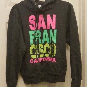 Neon San Francisco CA hoodie
